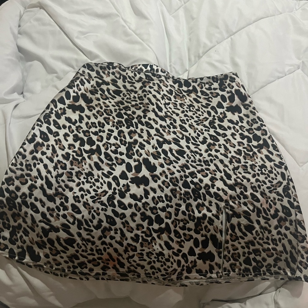 Princess Polly Leopard Skirt